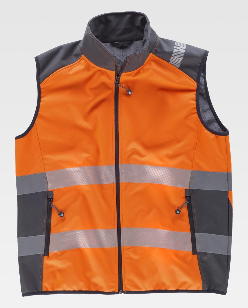 NARANJA A.V/GRIS OSCURO
