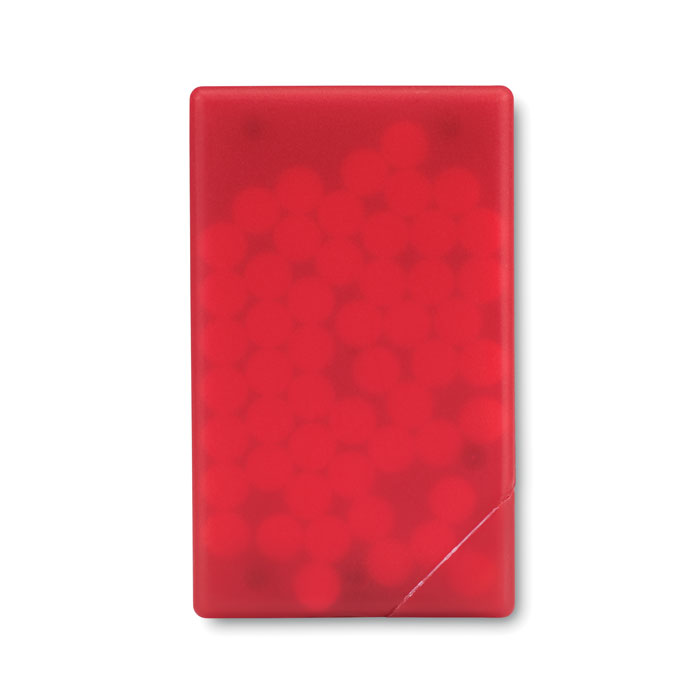 rojo transparente