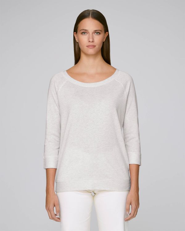 cream heather grey
