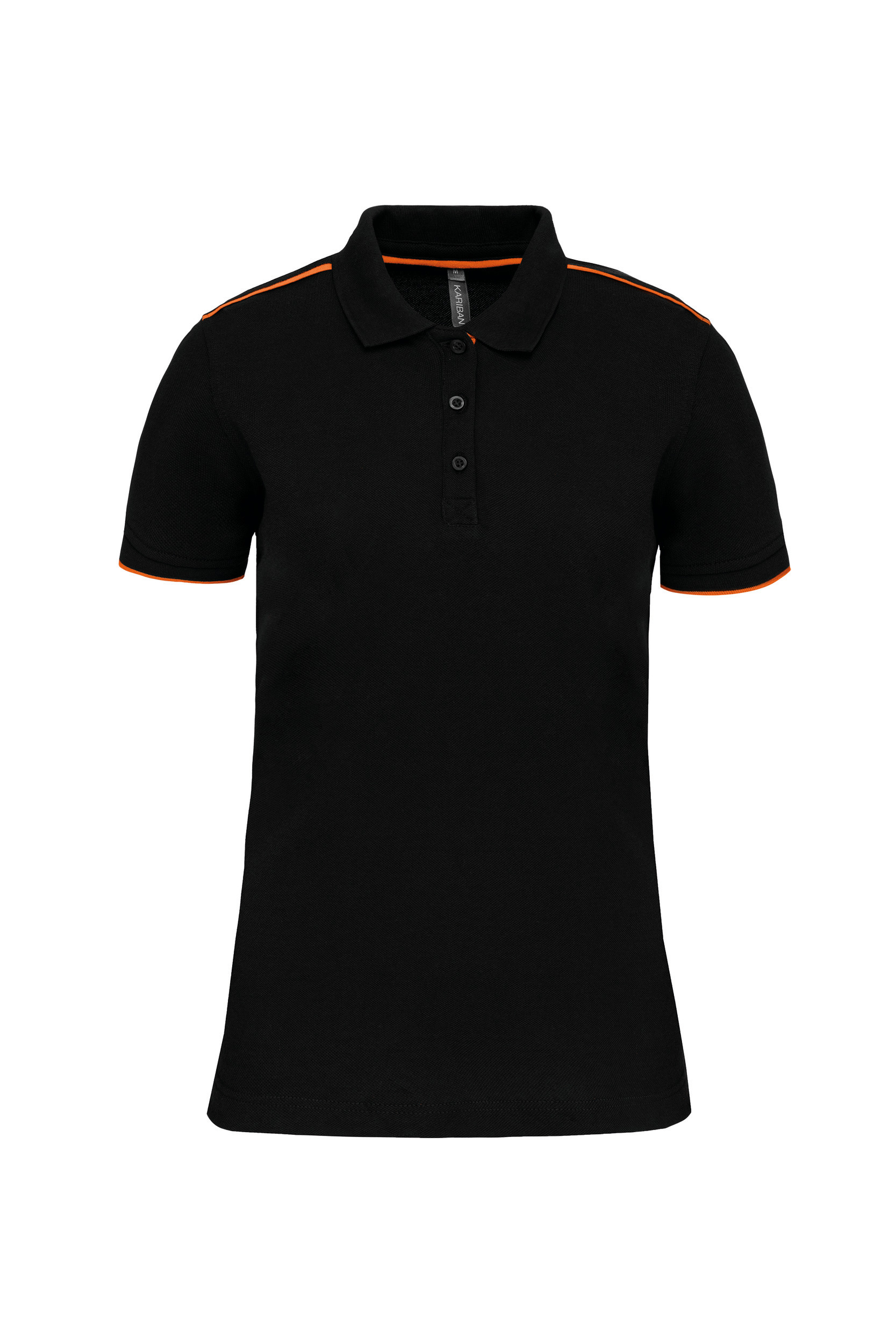 black/orange