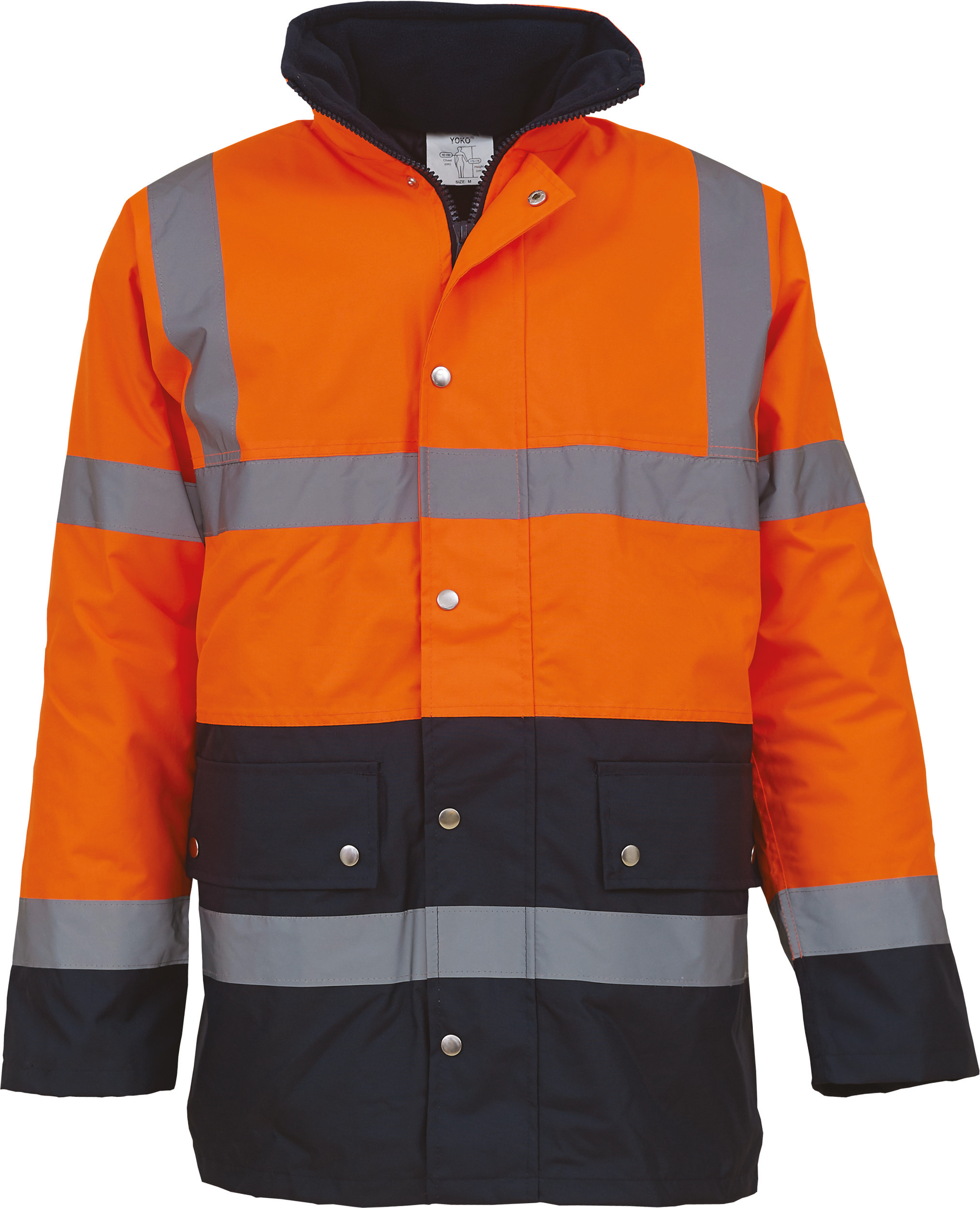 hi vis orange/navy