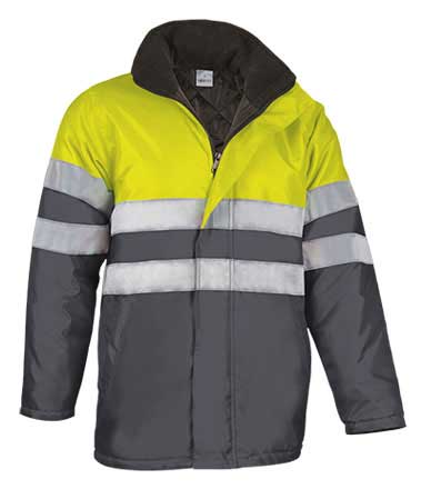 amarillo fluor-gris carbon